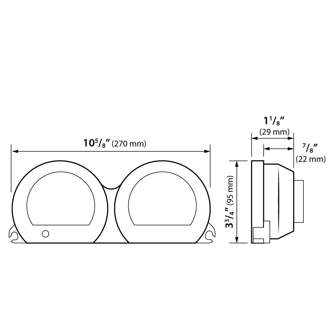 Koso #BA064930 - Hd-03x 4 Piece Gauge KIT Touring 14-23