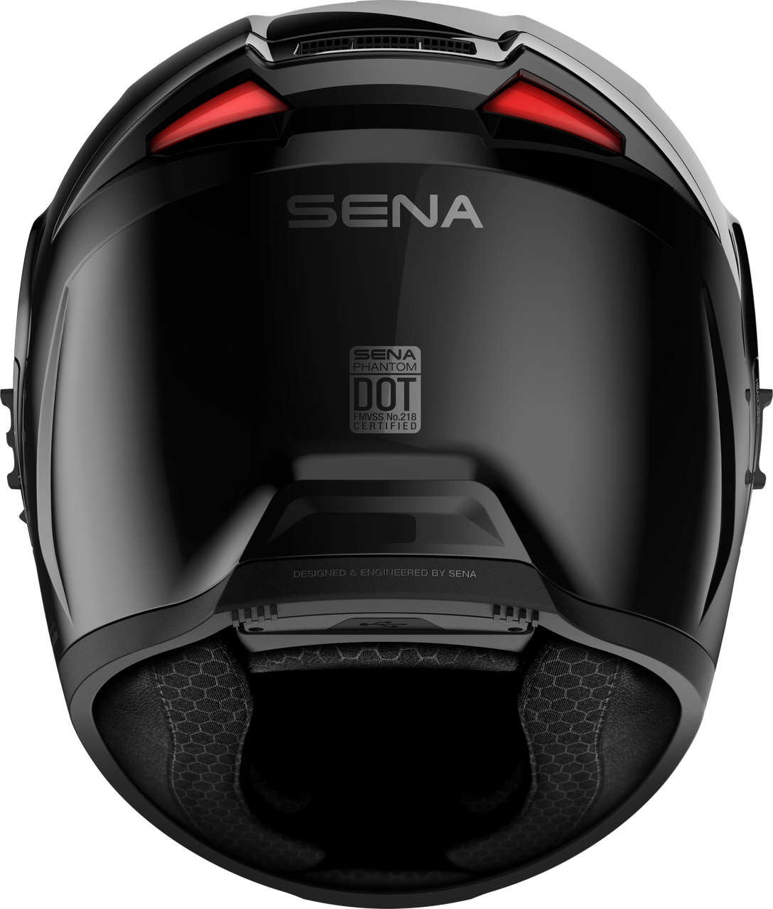 Sena #PHANTOM-GB0XL3 - Phantom FF Mesh COM Helmet Glossy Black XL