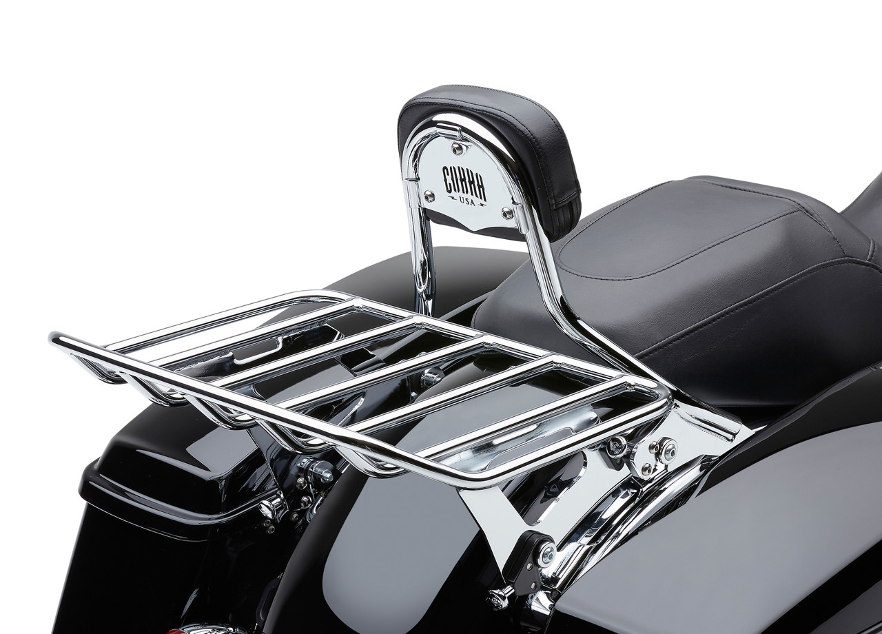 Cobra #602-2600 - Detach Big-a Luggage Rack Chrome FLH/FLT 09-25