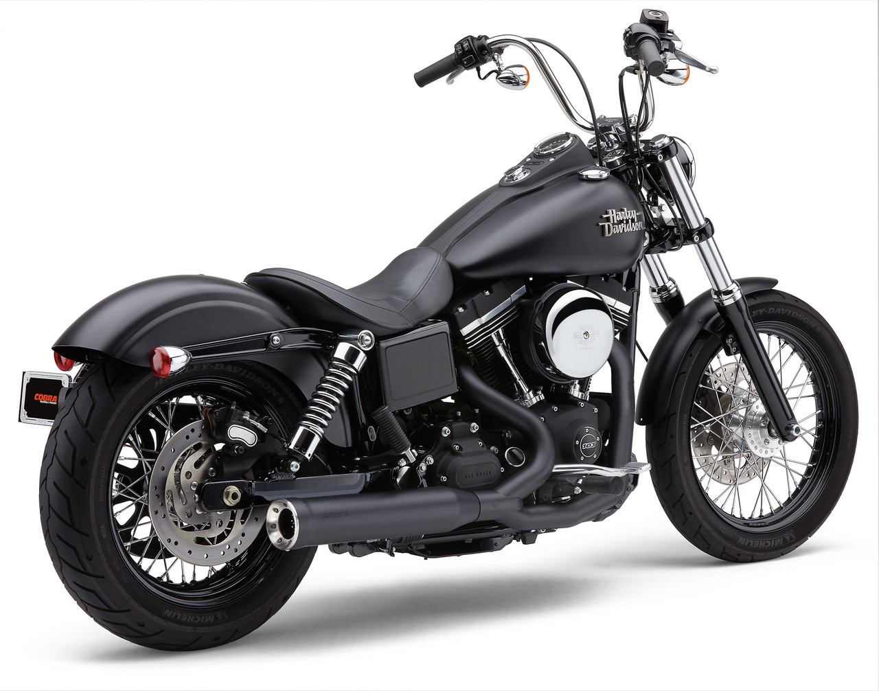 Cobra #6468B - Powrpro RPT 2-1 Black/ Chrm TIP Dyna 12-17