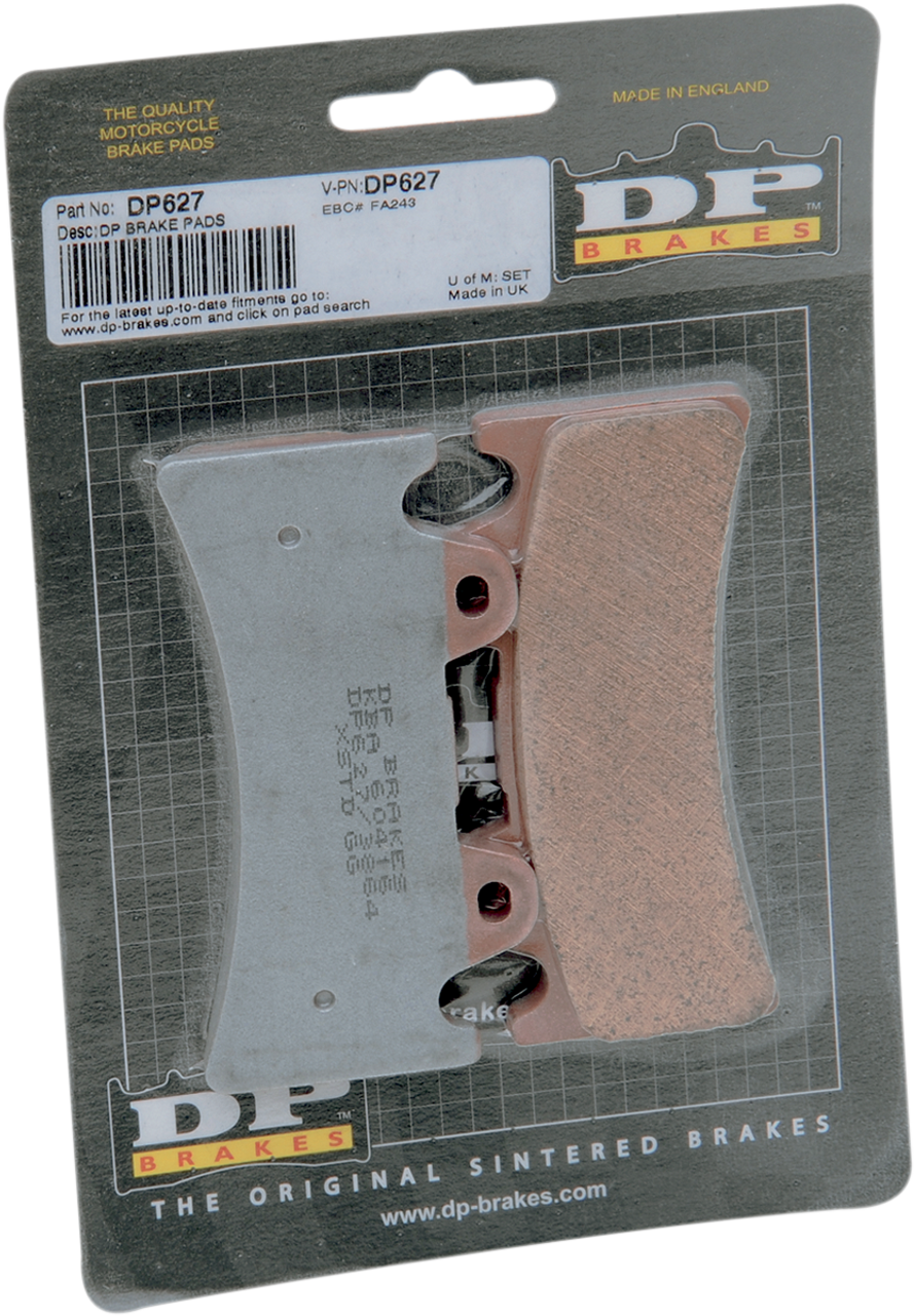 DP Brakes #DP-627 - Sintered Brake Pads - 6-Piston J-Brake
