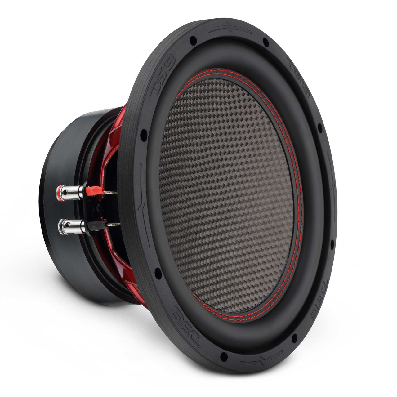 DS18 GEN-X104DCF - GEN-X 10" Subwoofer with Carbon Fiber Dust Cap | 600W RMS Dual 4-Ohm Voice Coils