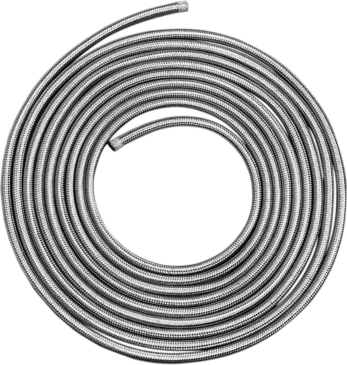 Braided Oil/Fuel Line - Stainless Steel - 3/8" - 25