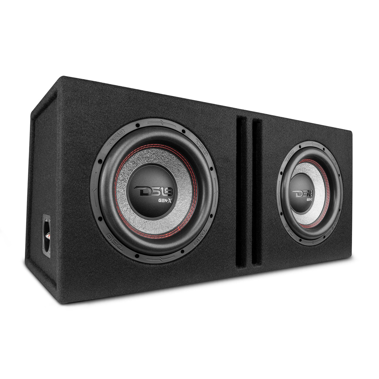 DS18 GEN-X210LD - Dual 10" Loaded Subwoofer Ported Enclosure With GEN-X104D 800 Watts RMS
