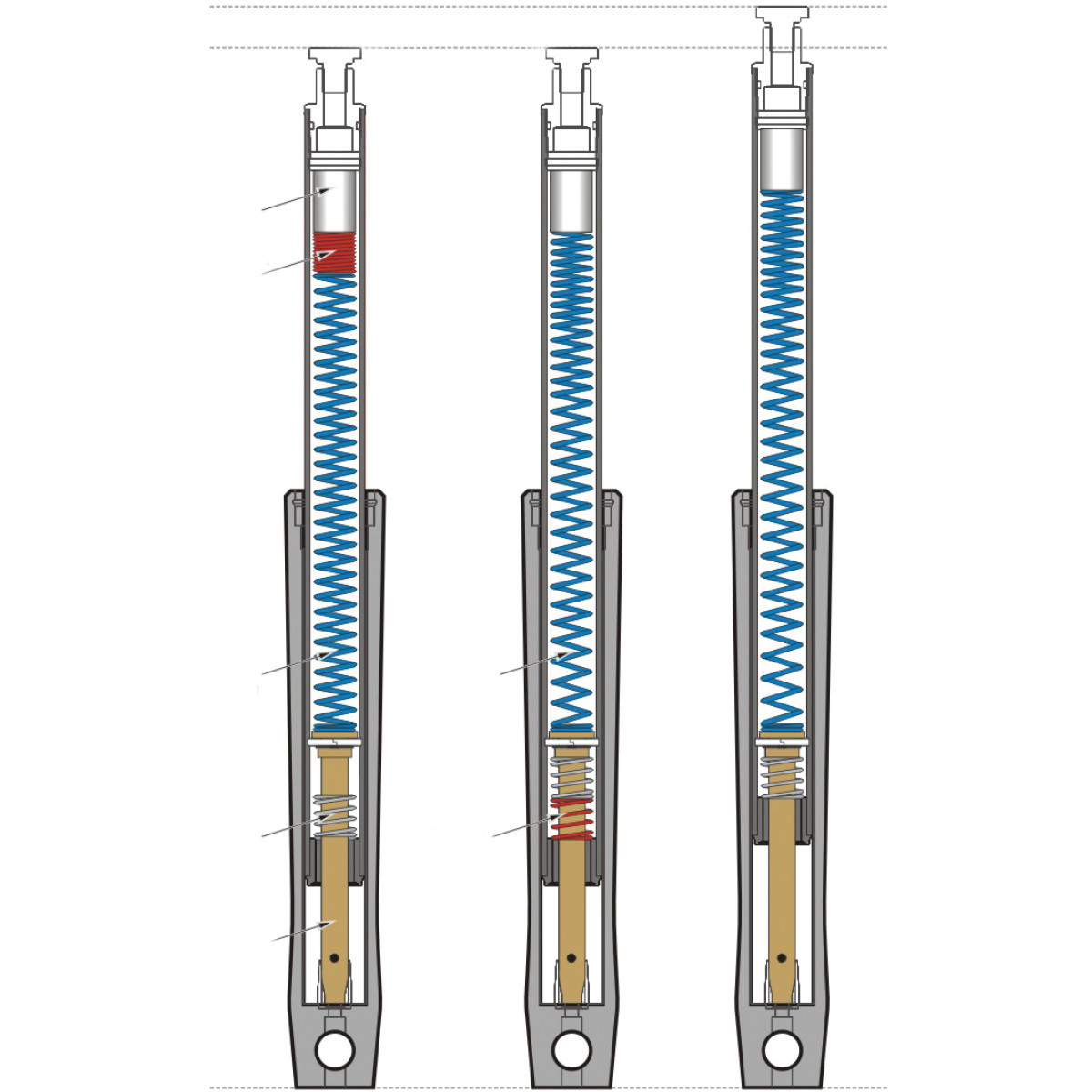 Progressive Suspension #10-2003 - Fork Lowering System - Front - Lowers 2.00"