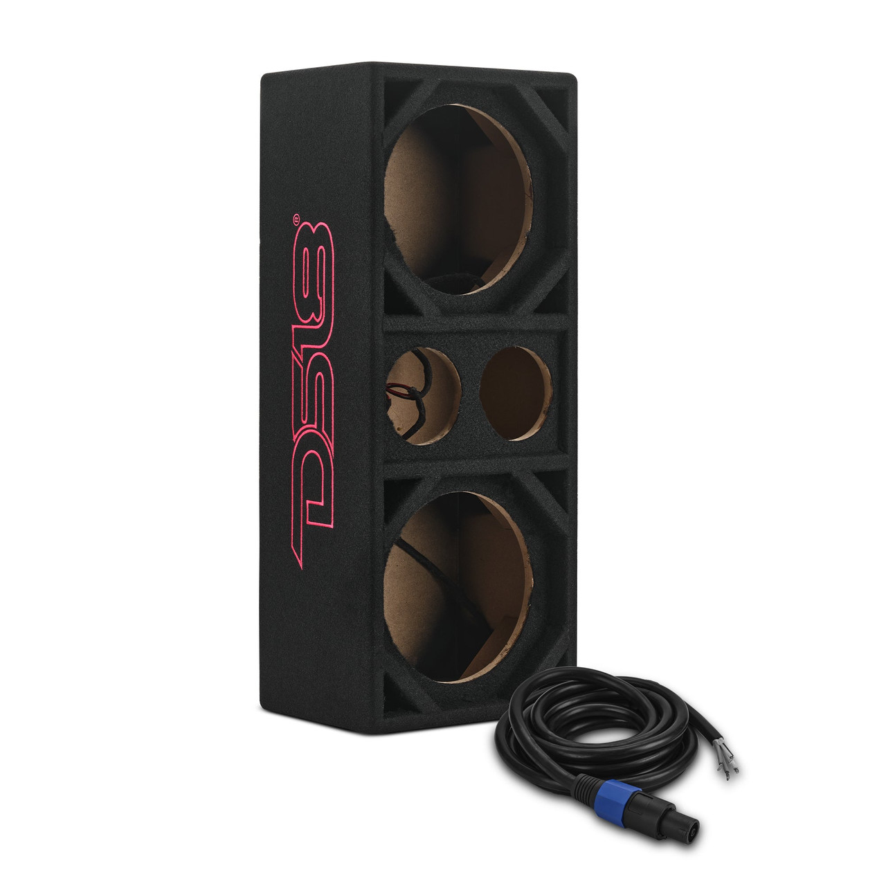 DS18 VOC8PRO - Dual 8” + Dual 4” Tweeter Ported Voceteo Empty Enclosure | Speakon-Ready