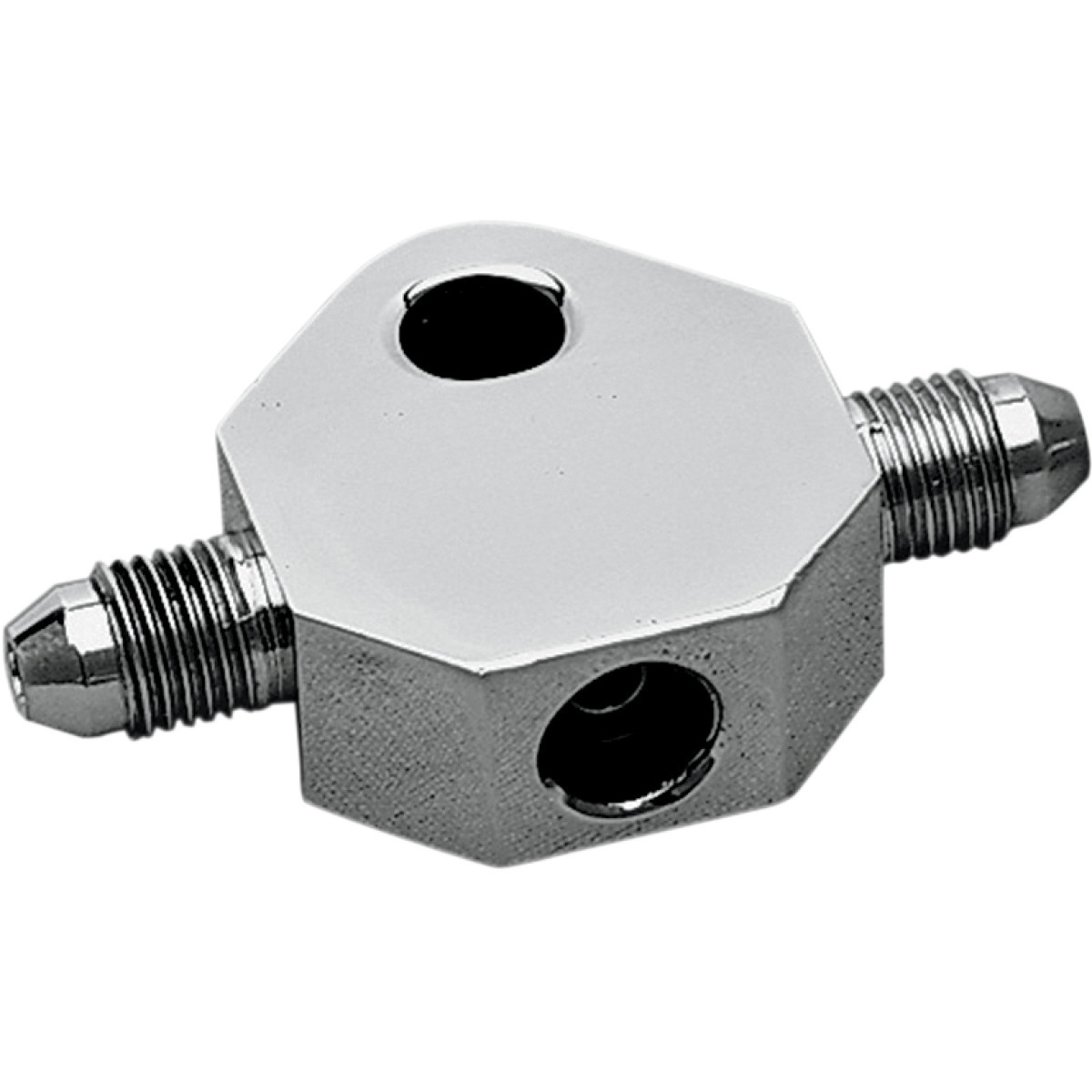 Drag Specialties - Brake Tee - 3/8-24 Inverted Flare