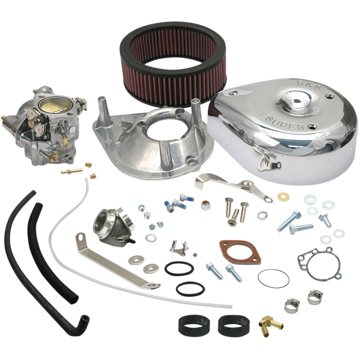 S&S Cycle #11-0406 - Super E Carburetor Kit with Manifold- Sportster