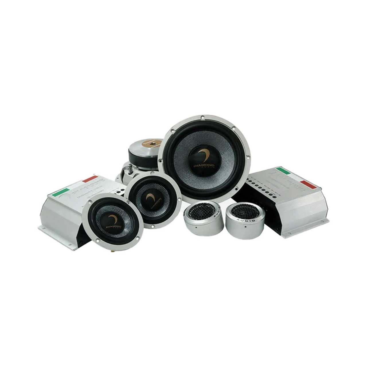 Diamond Audio HXPRO653DI - 6.5" HEX PRO Diamante Italia Edition 3-Way Component Set - HXPRO653DI