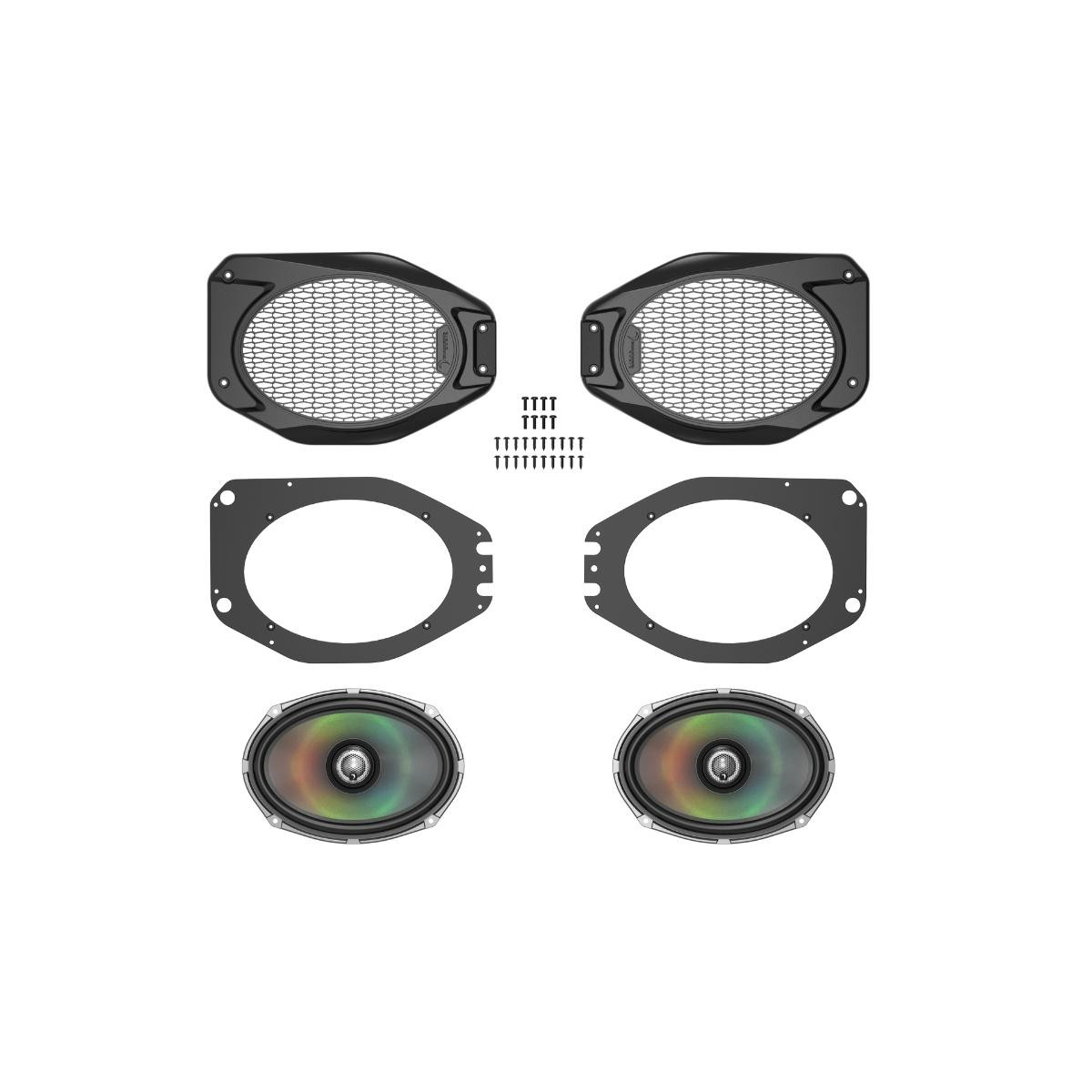 Diamond Audio VSPJP69OE - 6"x 9" Overhead Speaker Kit for 2018-2023 Jeep Wrangler(2DR/4DR)/Jeep Gladiator - VSPJP69OE