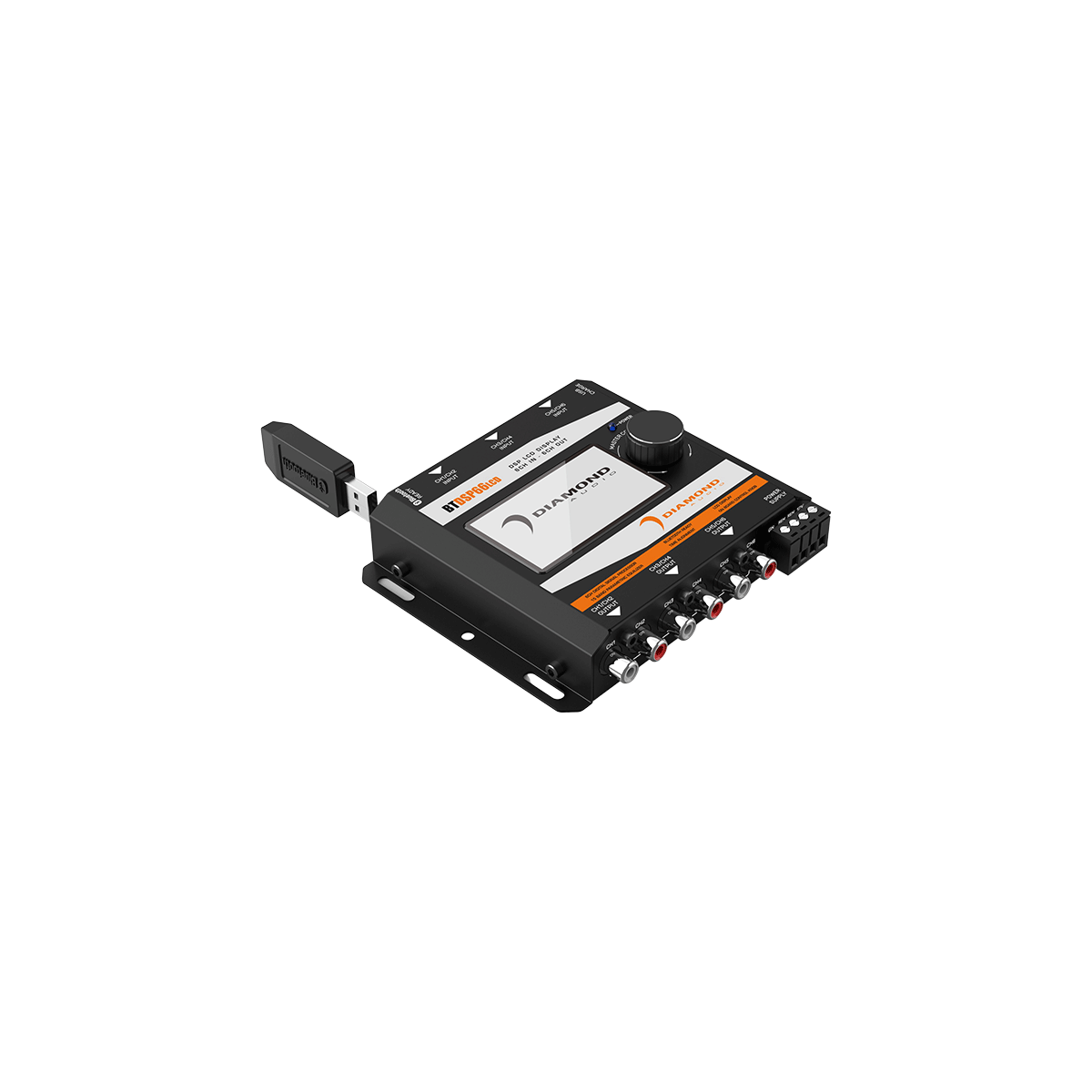 Diamond Audio BTDSP66LCD - 6-Channel Digital Signal Processor W/Bluetooth & LCD Display - BTDSP66LCD