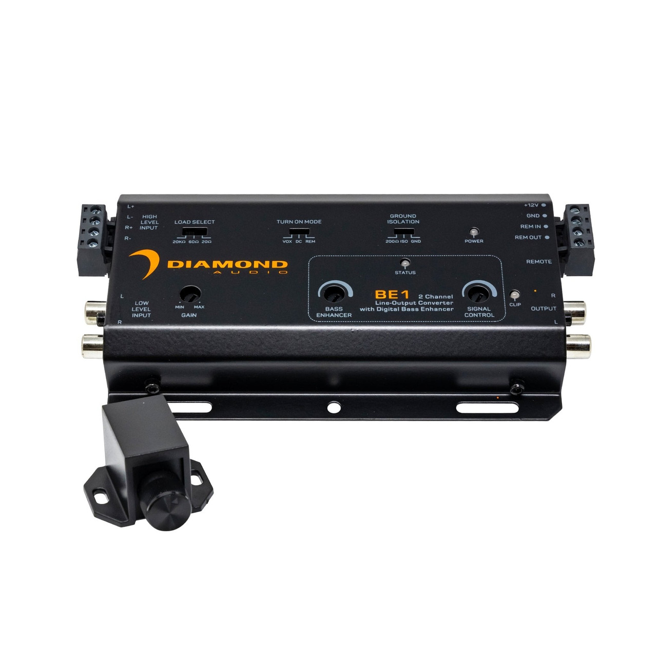 Diamond Audio BE1 - 2-Channel LOC Series Line-Output Converter W/Digital Bass Enhancer - BE1
