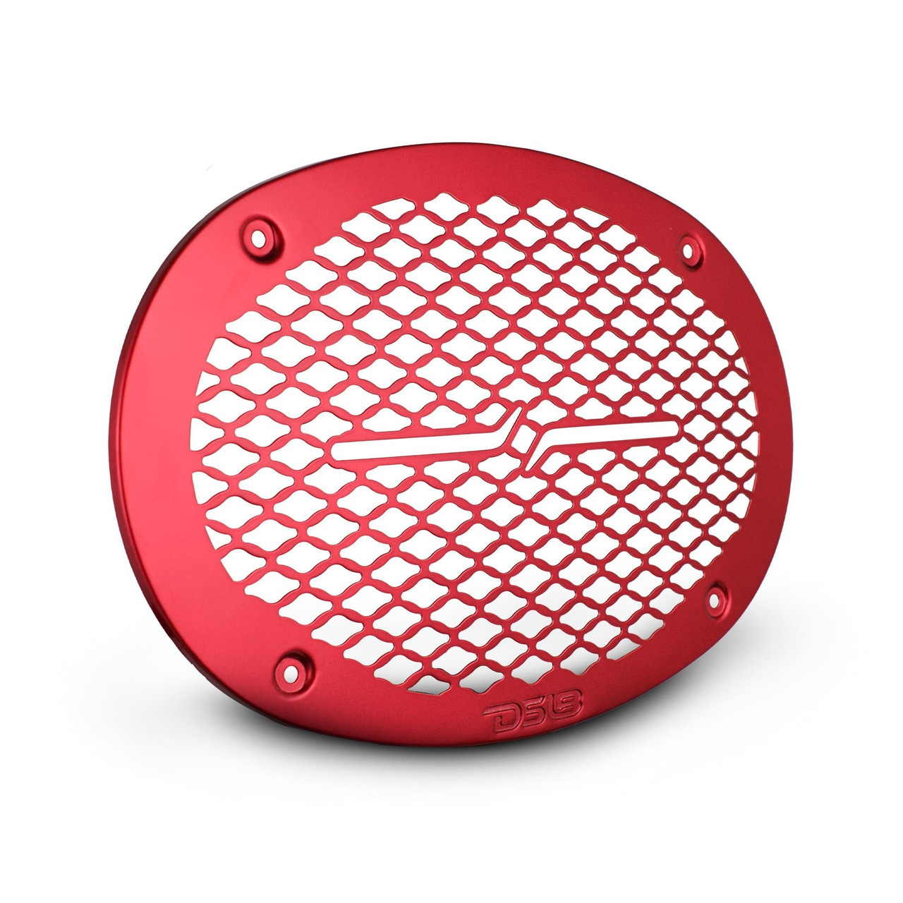 DS18 PRO-GRILL69MS/RD - 6x9" Universal Shallow Metal Mesh Speaker Grill