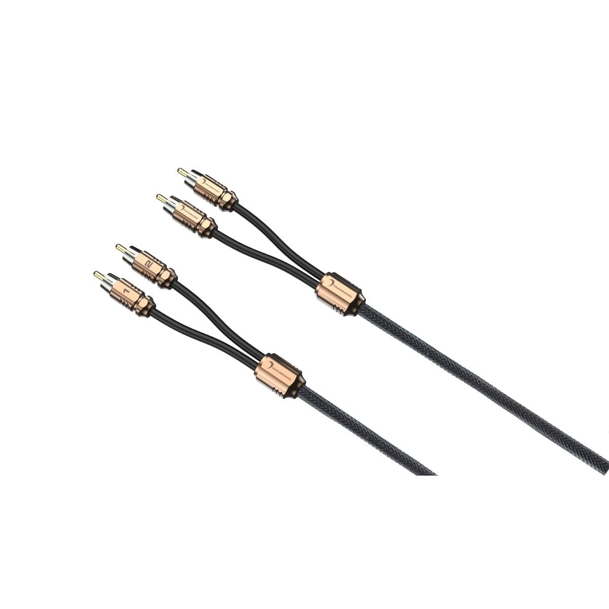 Diamond Audio HX17 - 17Ft Two Channel RCA Cable - HX17