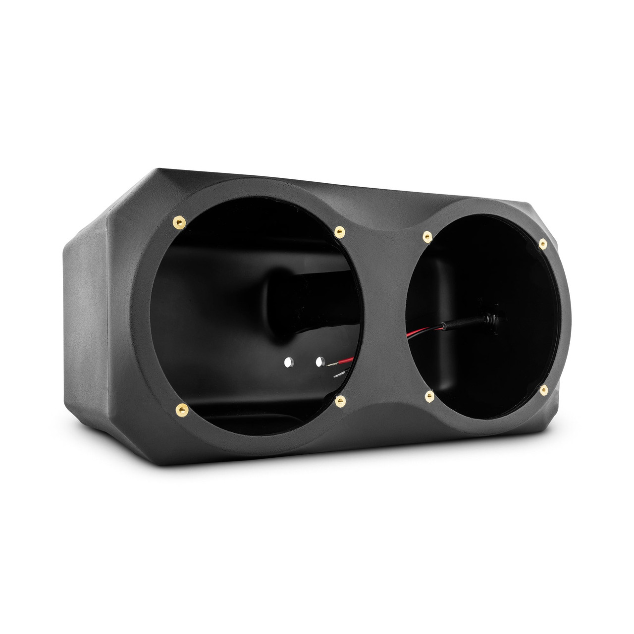 DS18 SLG-UDSD6 - Polaris Slingshot Under Dash Empty Enclosure fits 2 x 6.5" Subwoofers | 2015 - 2019