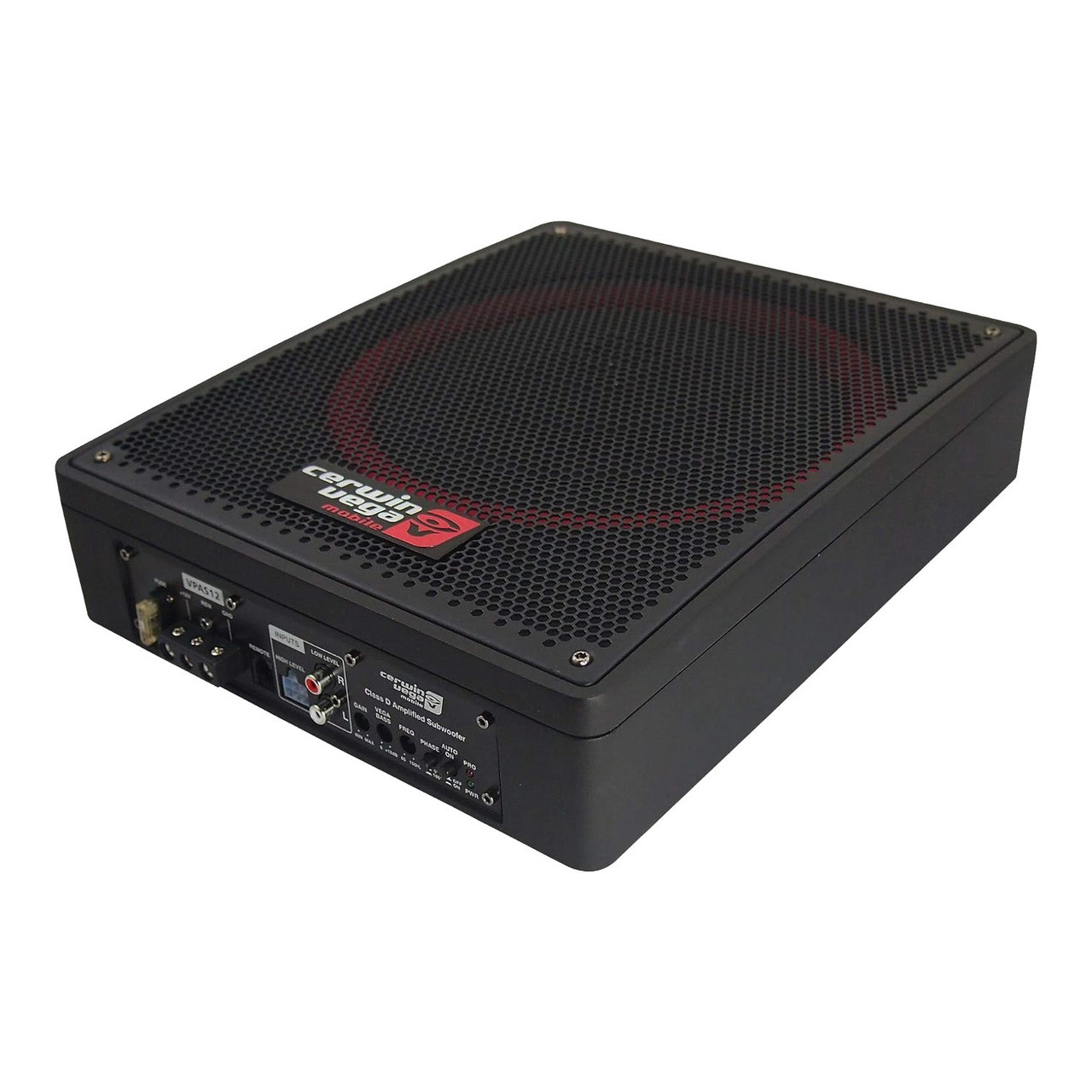 Cerwin Vega VPAS12 - 12" Vega Series Compact Powered Subwoofer with Passive Radiator - VPAS12