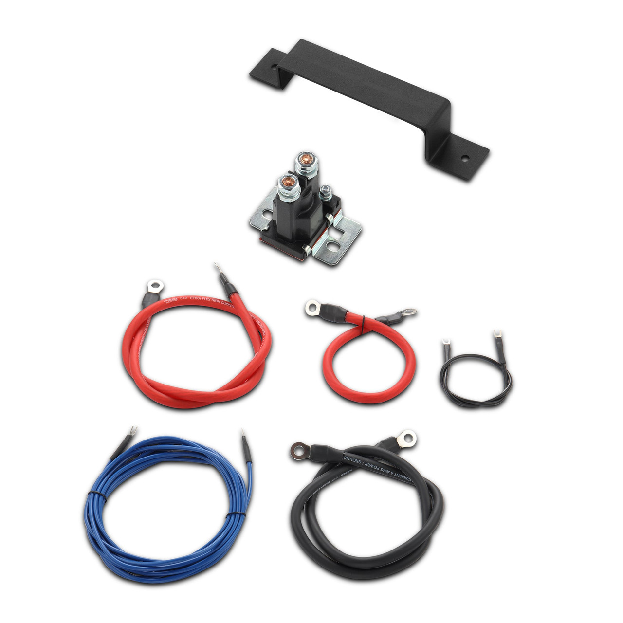 DS18 RZR-DBATT - Polaris RZR 2014+ 2nd Battery Upgrade Kit – Dual Battery System with 80A Isolator, Wiring & Mounting Bracket