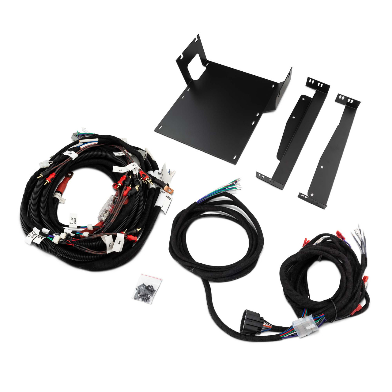 DS18 JK-HARNESS - Jeep JK Plug and Play Harness for JK-SBAR Overhead Bar System, Amplifier and SQBASS Underseat Subwoofer