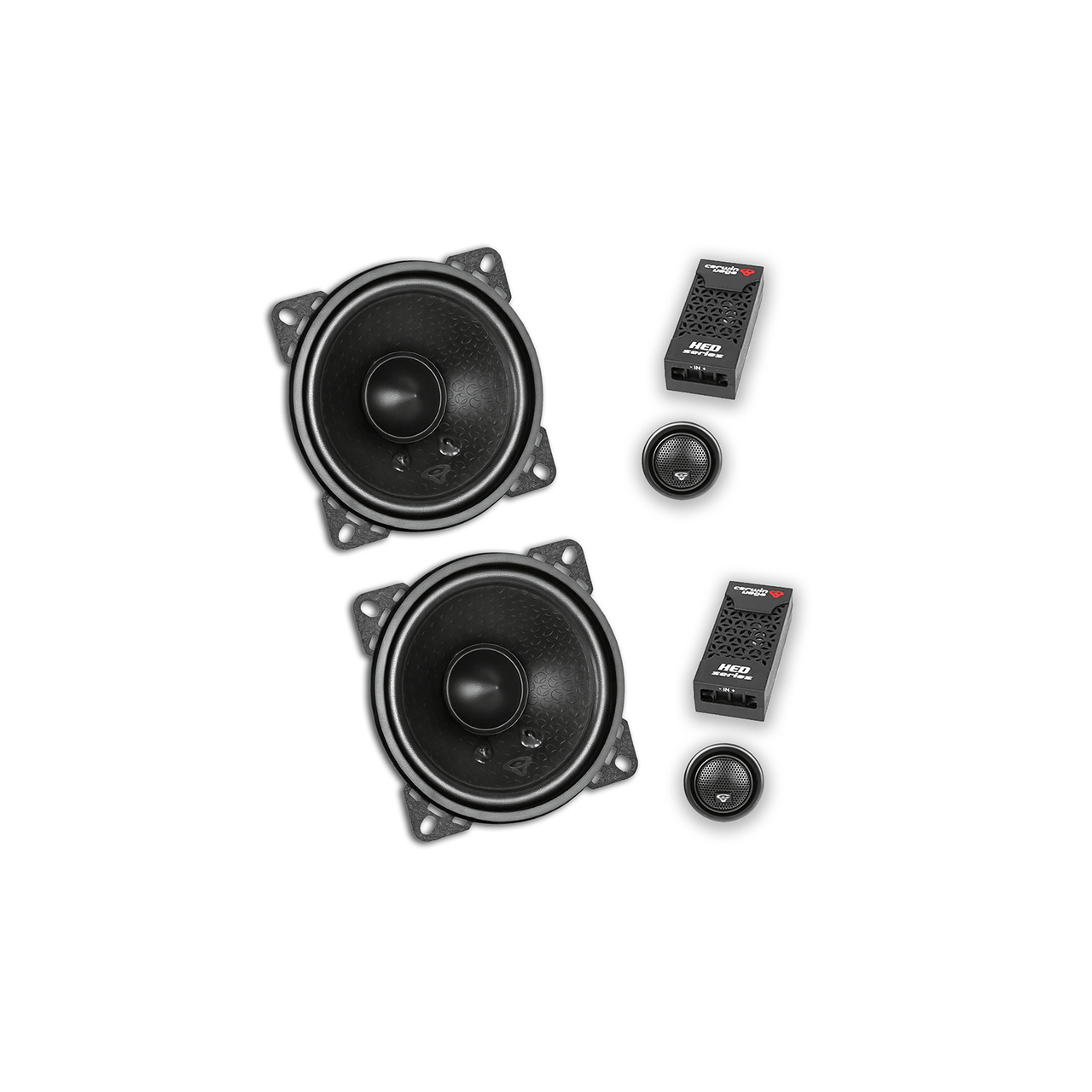 Cerwin Vega H4C - 4” HED 2-Way Component Full Range Speaker Set - H4C