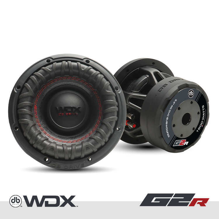 DB Drive WDX6.5G2R.4 - 6.5 in.  Dual 4-Ohm Subwoofer