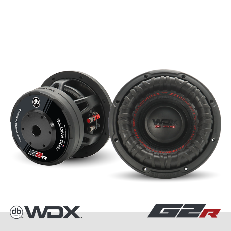 DB Drive WDX8G2R.2 - 8 in. Dual 2-Ohm Subwoofer