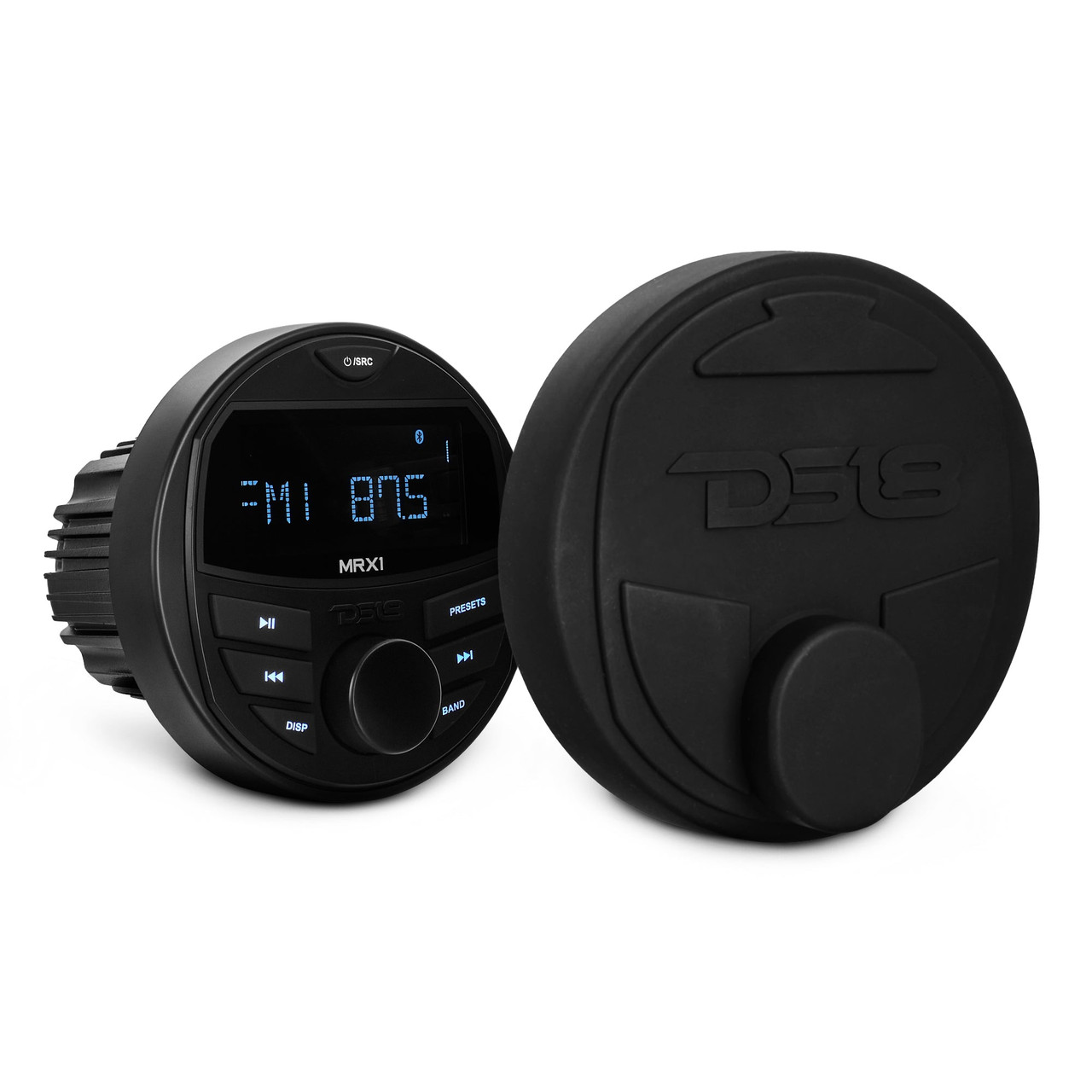 DS18 MRX1 - Marine and Powersports Headunit 2.75" LCD screen , 1 Zone, 4 volts Output, BT, RDS 4 X 40 Watts
