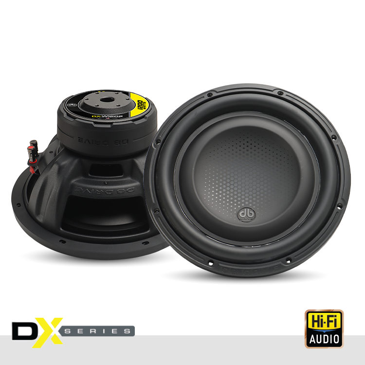 DB Drive DX-W12D2 - DX 12" Dual 2-Ohm Subwoofer