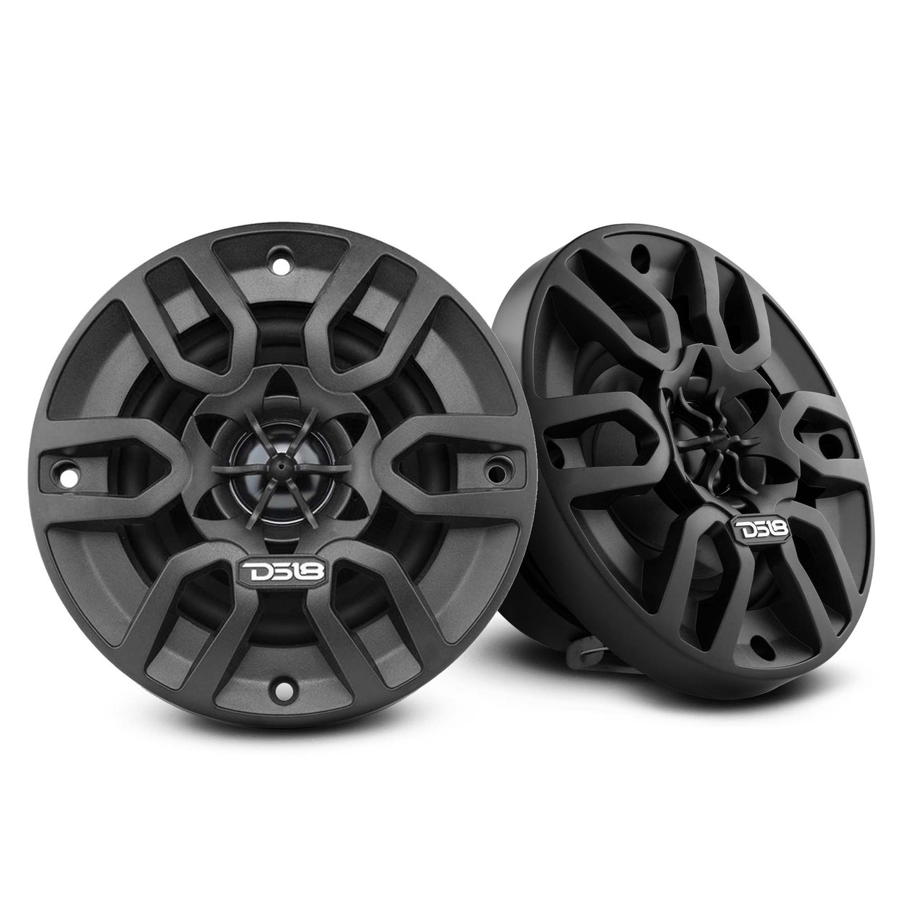DS18 MP4/WH - MP 4" 2-Way Coaxial Marine Speaker 50 Watts Rms 4-Ohm