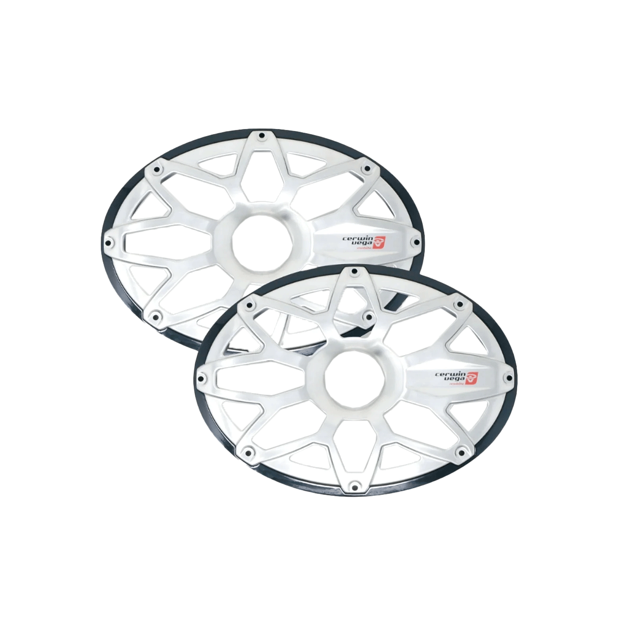 Cerwin Vega SM69FGB - 6”x 9” RPM Stroker  Flush Mount Speaker Grill, Black (Pair) - SM69FGB