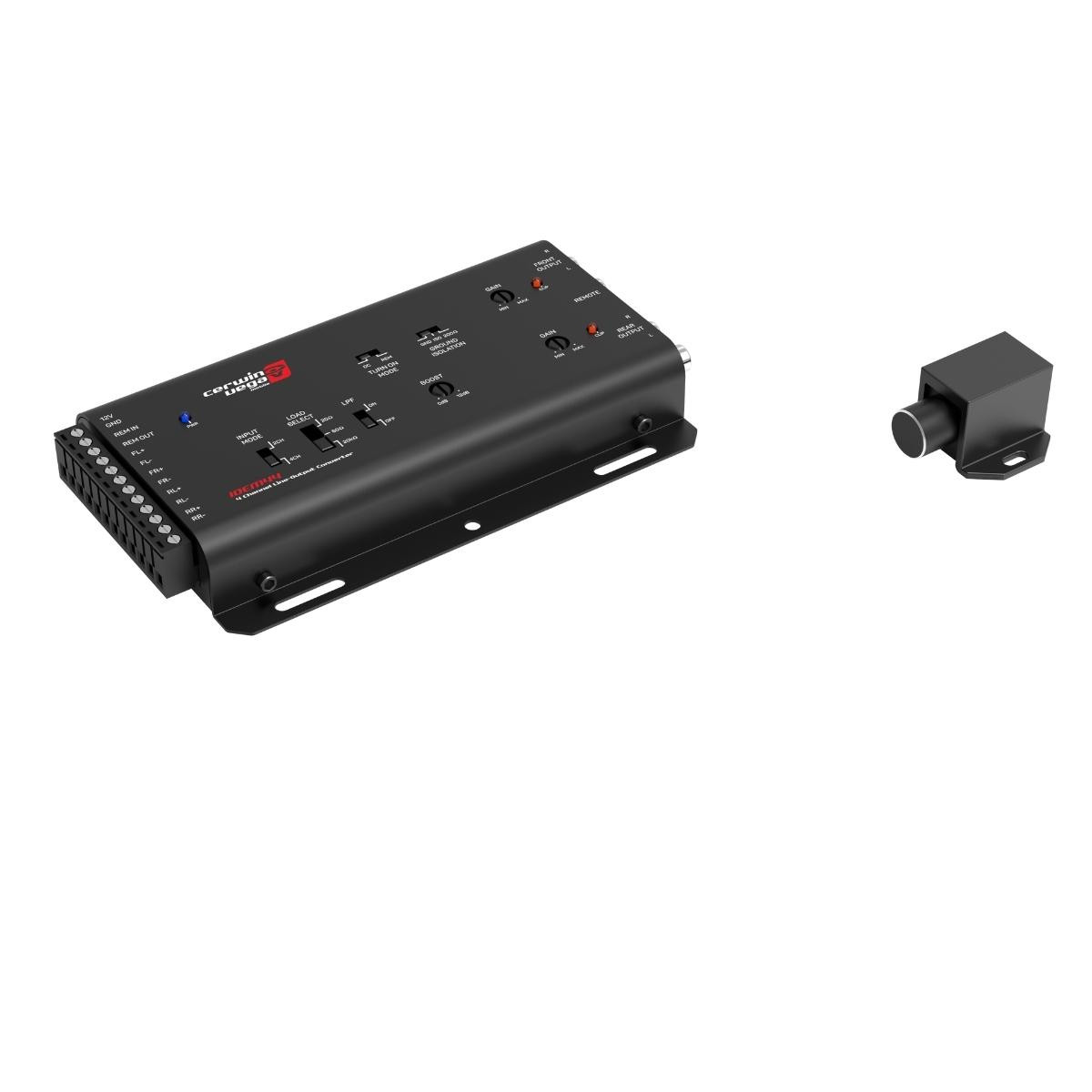 Cerwin Vega IOEM44 - 4-Channel Line Output Converter, 4-In, 4-Out - IOEM44