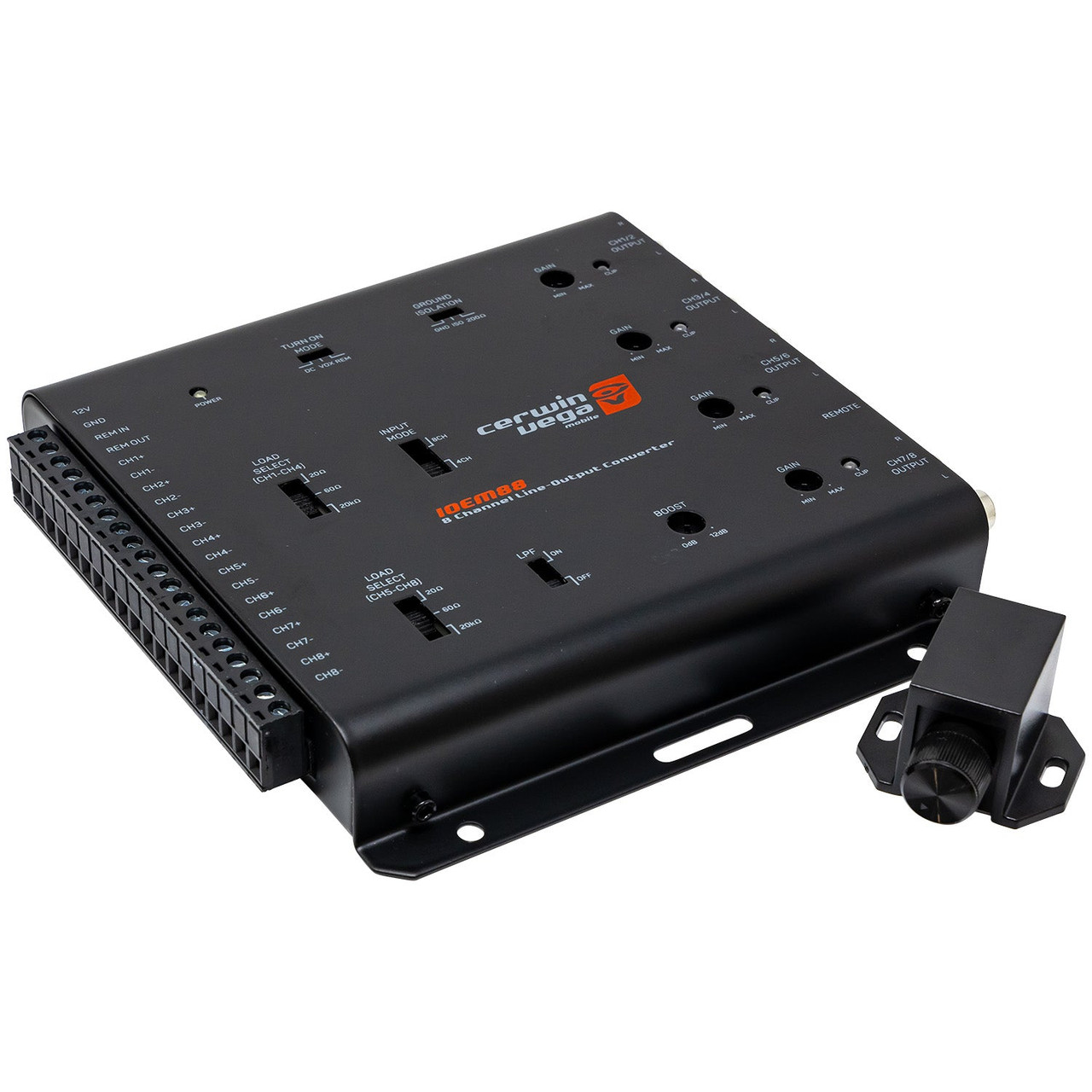 Cerwin Vega IOEM88 - 8-Channel  In / 8 Out Line Output Converter - IOEM88