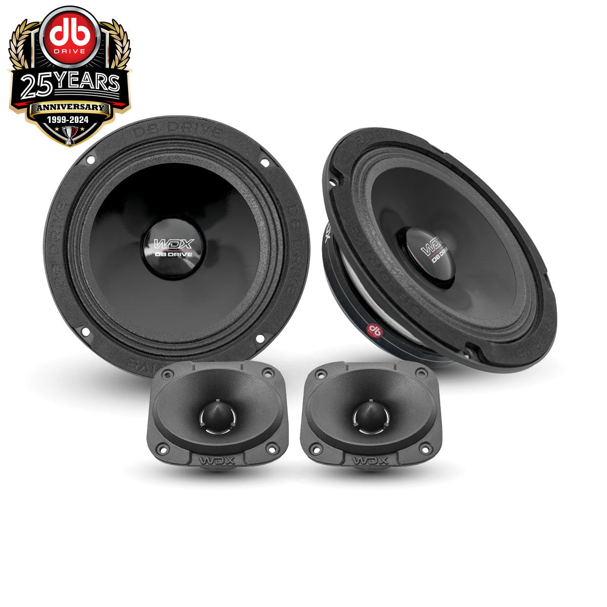 DB Drive WDX5-6.5-2MTW - WDX Shallow Mount 6.5 in. PRO Audio Component Kit