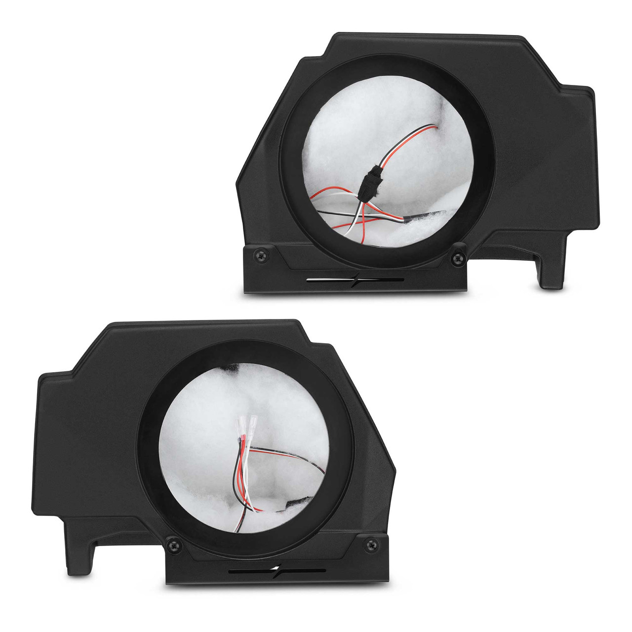DS18 RZR-PRORP6 - Polaris RZR-PRO 2020-2024 Rear Speaker Pods for 6.5" Speakers with Digital LED Lighting