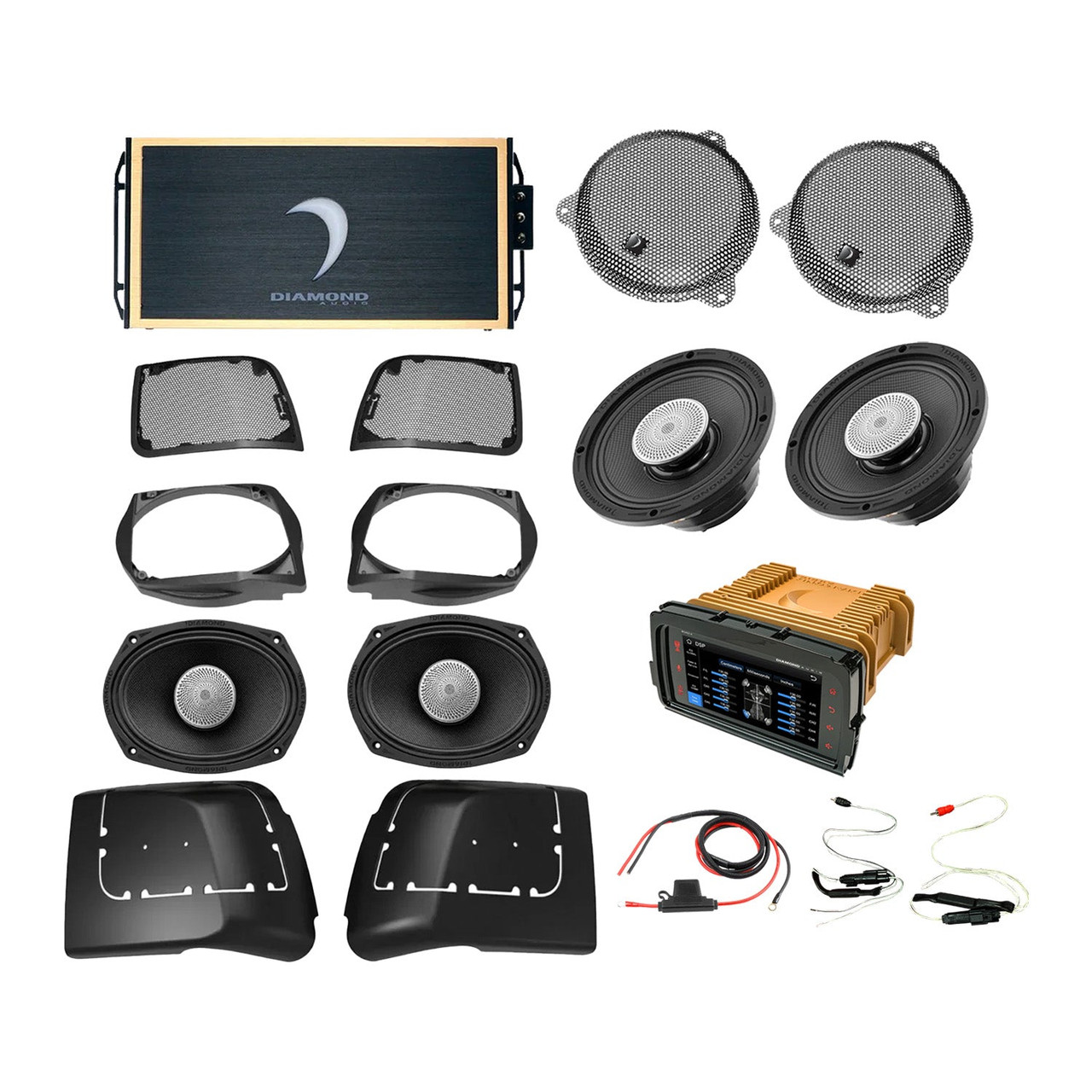 Diamond Audio DA1423SGSP5R - 14 - 23 Harley Davidson® Street Glide 4-Speaker System - DA1423SGSP5R