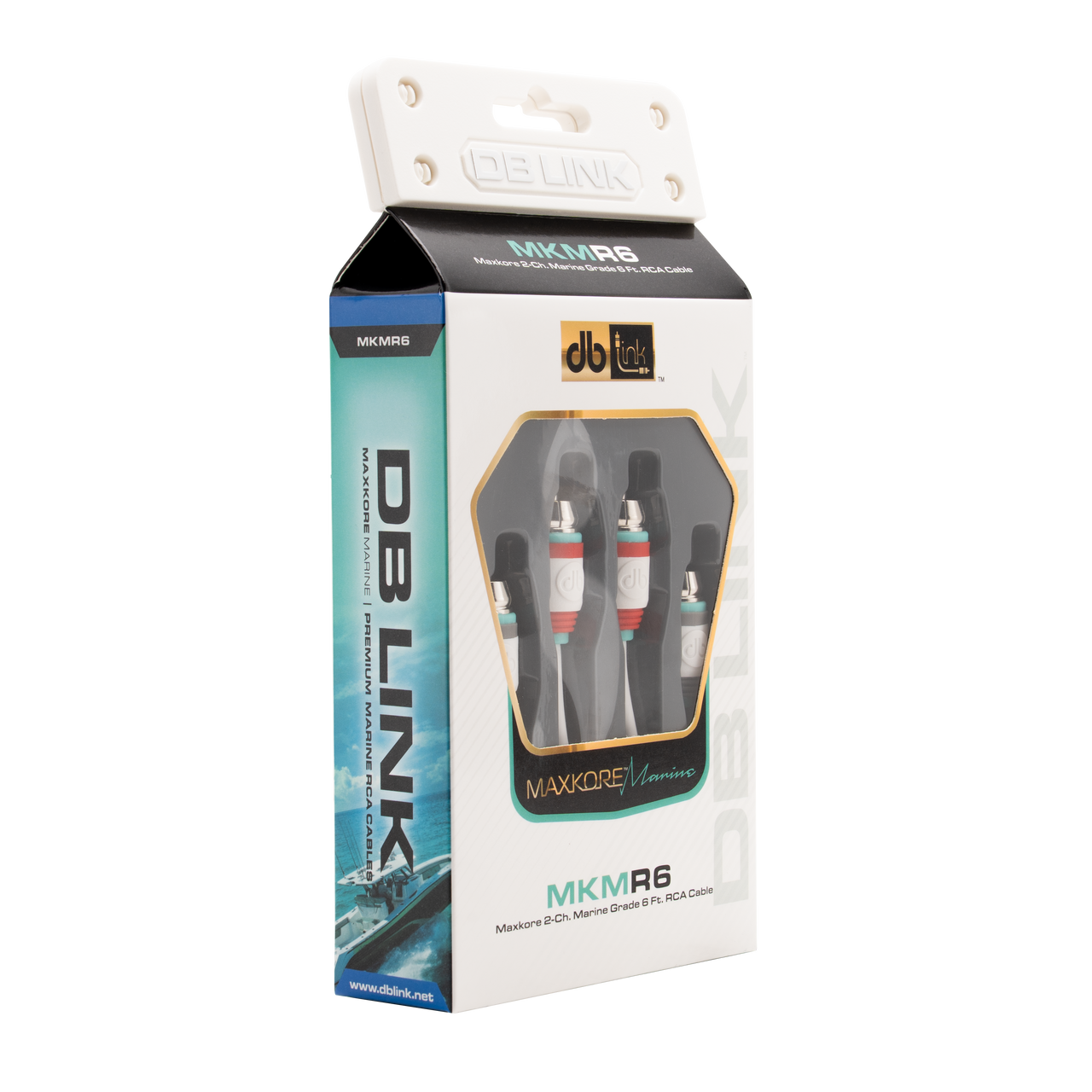DB Drive MKMR6 - 6' Maxkore Marine 100% OFC, Tinned Anti-Corrosive RCAs