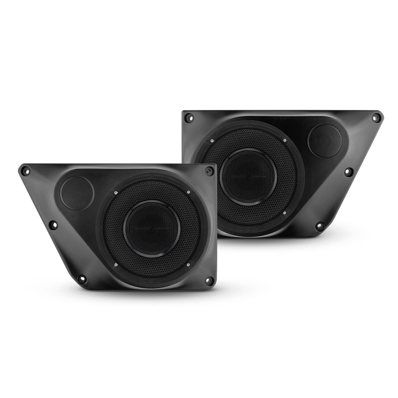 DS18 BRO-BD-LR + PRO-HY6.4MSL.2pk - Bronco 6th Gen Rear Door Panels Loaded – Dual 6.5" Coaxial Hybrid Midrange
