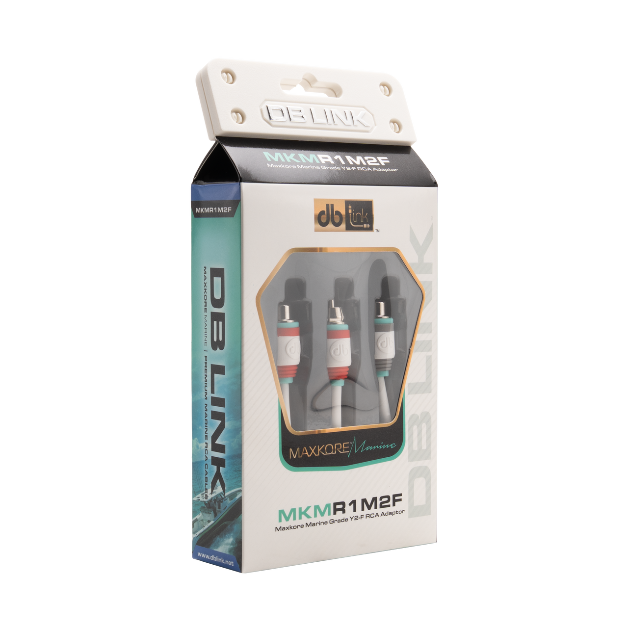 DB Drive MKMR1M2F - Maxkore Marine 100% OFC, Tinned Anti-Corrosive RCAs Ys 1M/2F