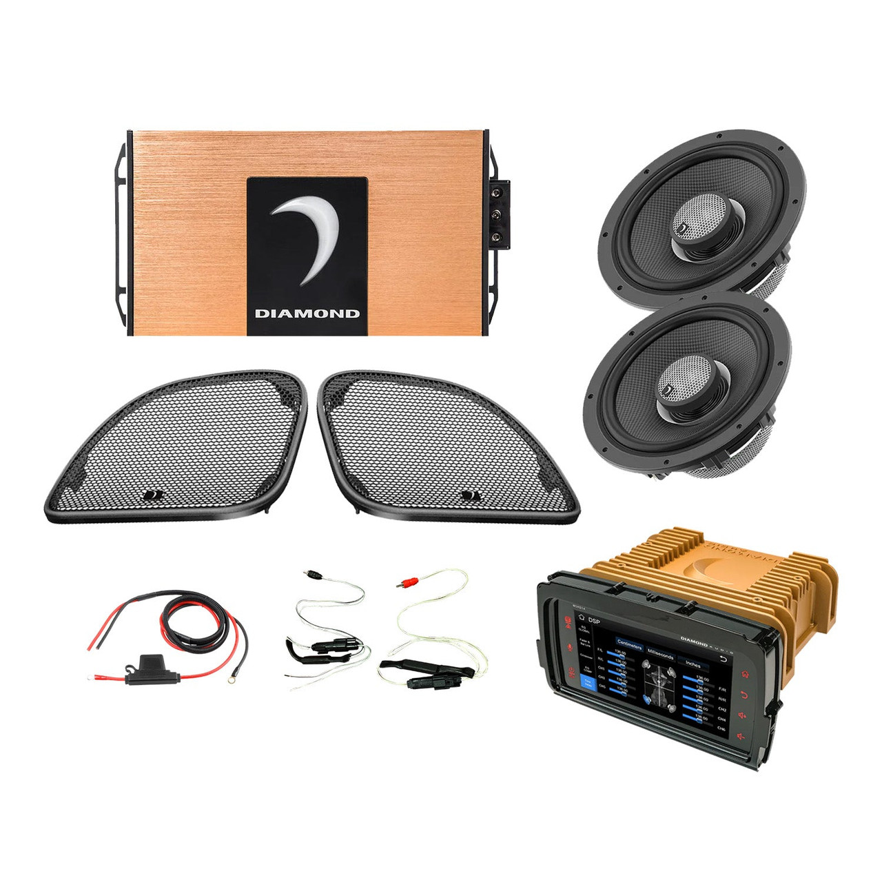 Diamond Audio DA1423RGSP1R - 14 - 23 Harley Davidson® Road Glide 2-Speaker System - DA1423RGSP1R