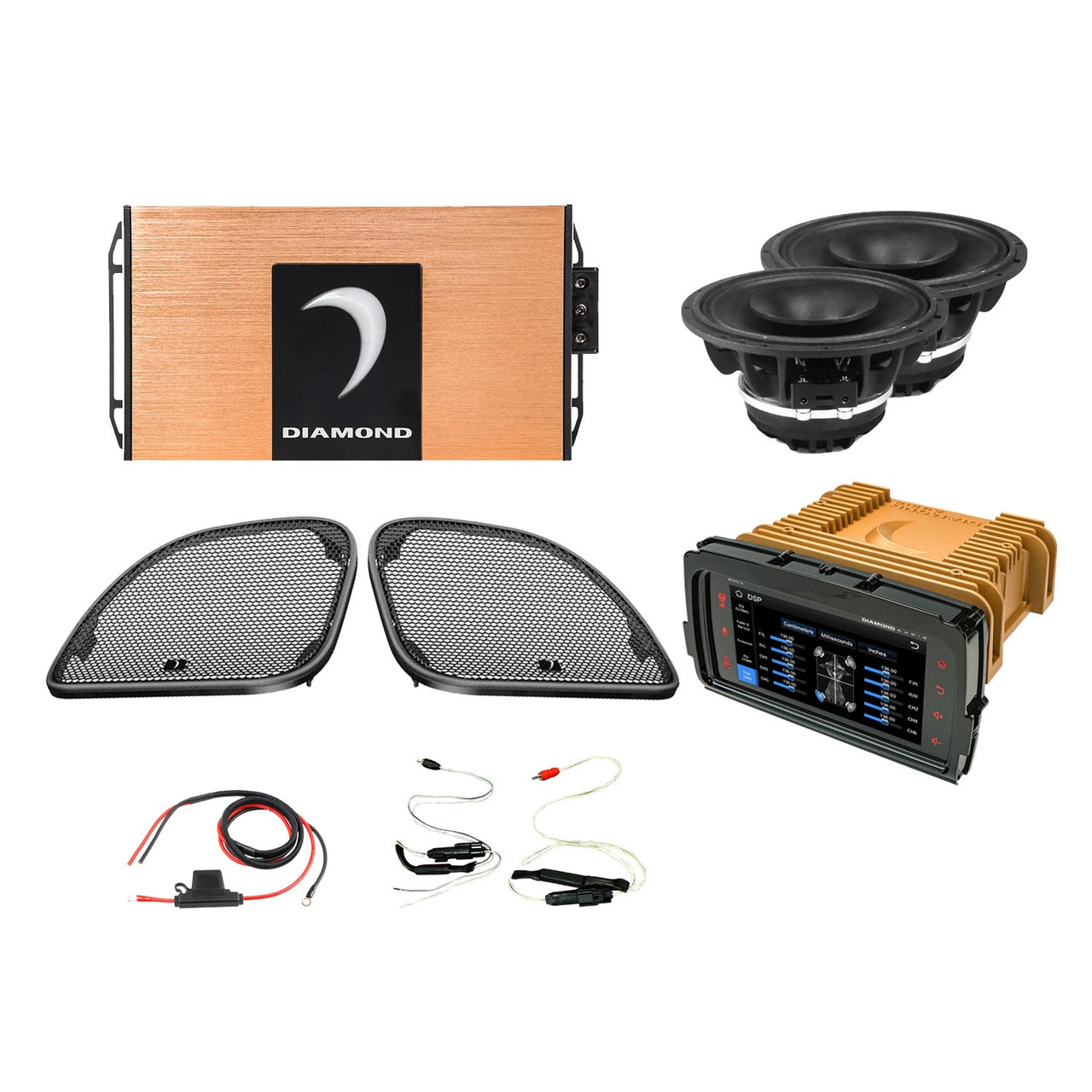 Diamond Audio DA1423RGSP2R - 14 - 23 Harley Davidson® Road Glide 2-Speaker System - DA1423RGSP2R