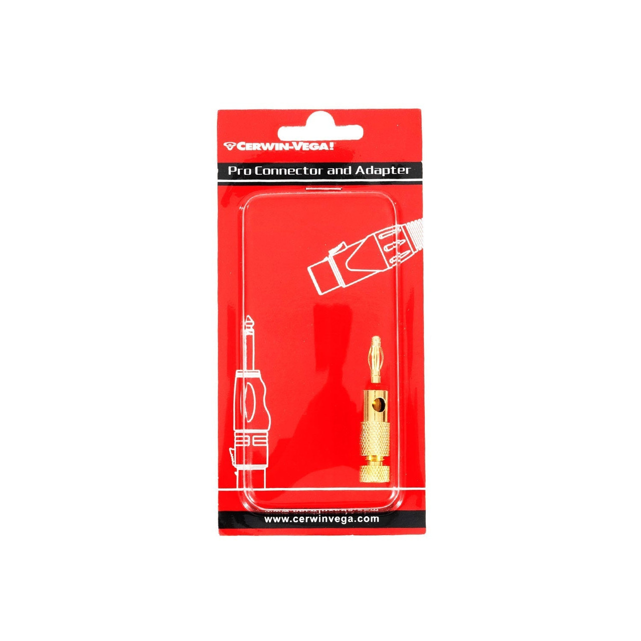 Cerwin Vega CBLSBP15R - Banana Plug Single Red - CBLSBP15R
