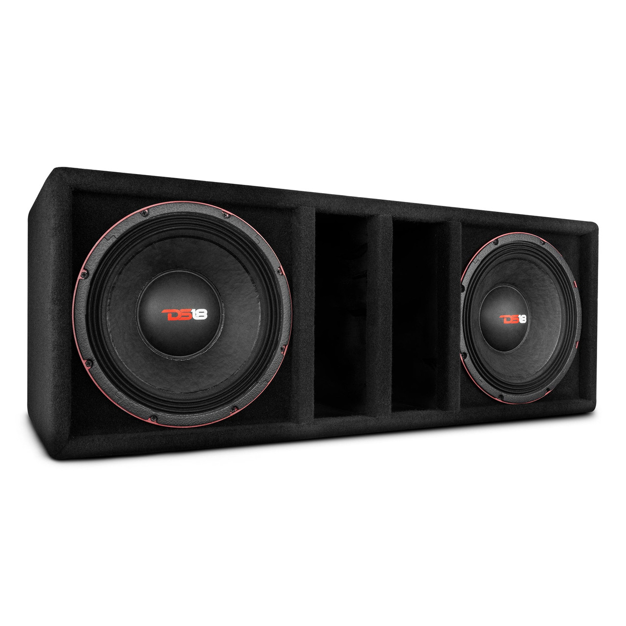 DS18 ENS-PRO1.5KP212LD - PANCADAO Ported box with 2 X 12" Mid-Bass PRO-1.5KP12.2 Loaded