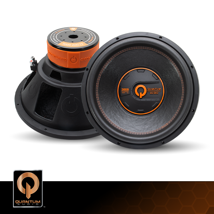 DB Drive QW3000/15D4 - 15" Dual 4-Ohm Subwoofer
