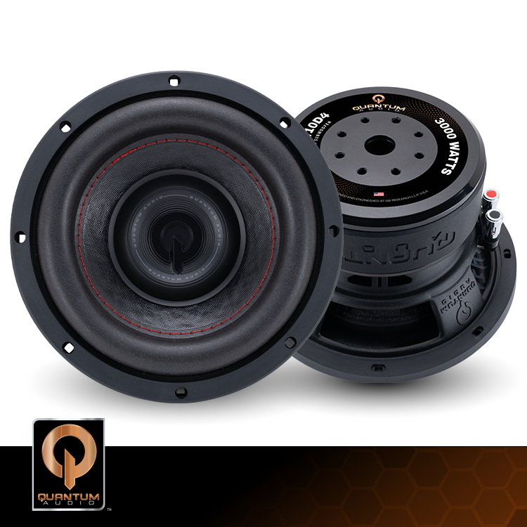 DB Drive QPW3000/8D4 - 8" Dual 4-Ohm Subwoofer