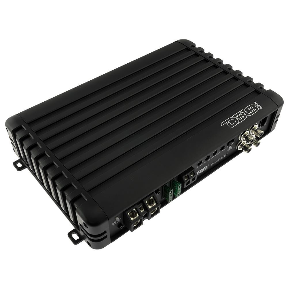 DS18 EXL-SQ600.1D - EXL Sound Quality Class D Monoblock Car Amplifier 1200 Watts