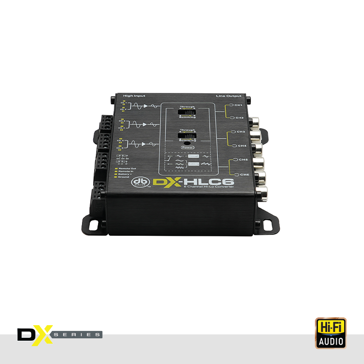 DB Drive DX-HLC6 - 6 Ch High Low-Level Converter With Summing Capability