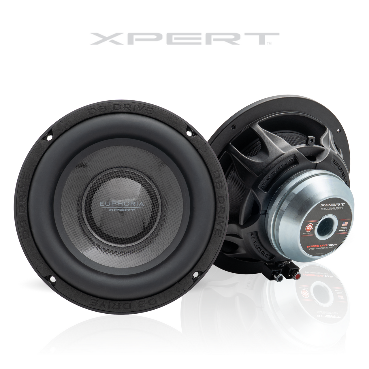 DB Drive EX8NMB-CFV2 - 8 in. NEO Carbon Fiber MidBass (Sold As Single)