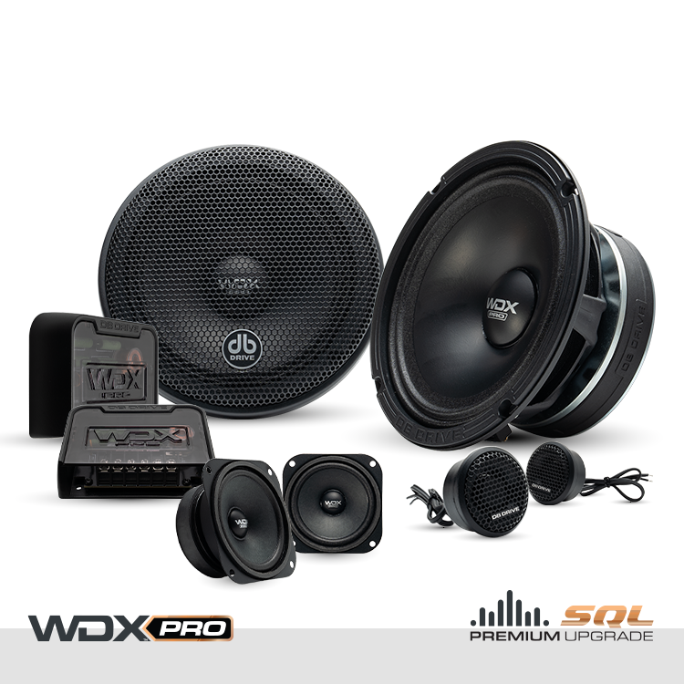 DB Drive WDX P65C3 - WDX PRO 6.5" 3-Way Component Loudspeaker