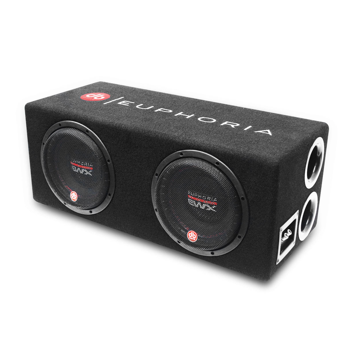 DB Drive EWXPW8-2B - Dual 8" Subwoofer Bass Crate Enclosure