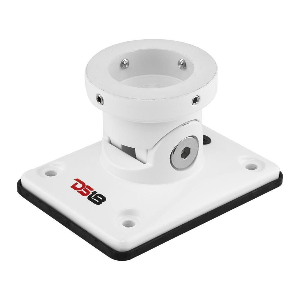 DS18 FLMBPS/WH - HYDRO Universal Flat Mount Bracket for All Elements and Marine Applications (Set Of 2) - New Edition