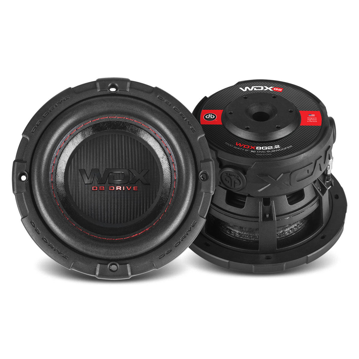 DB Drive WDX8G2.2 - 8" Dual 2-Ohm Subwoofer